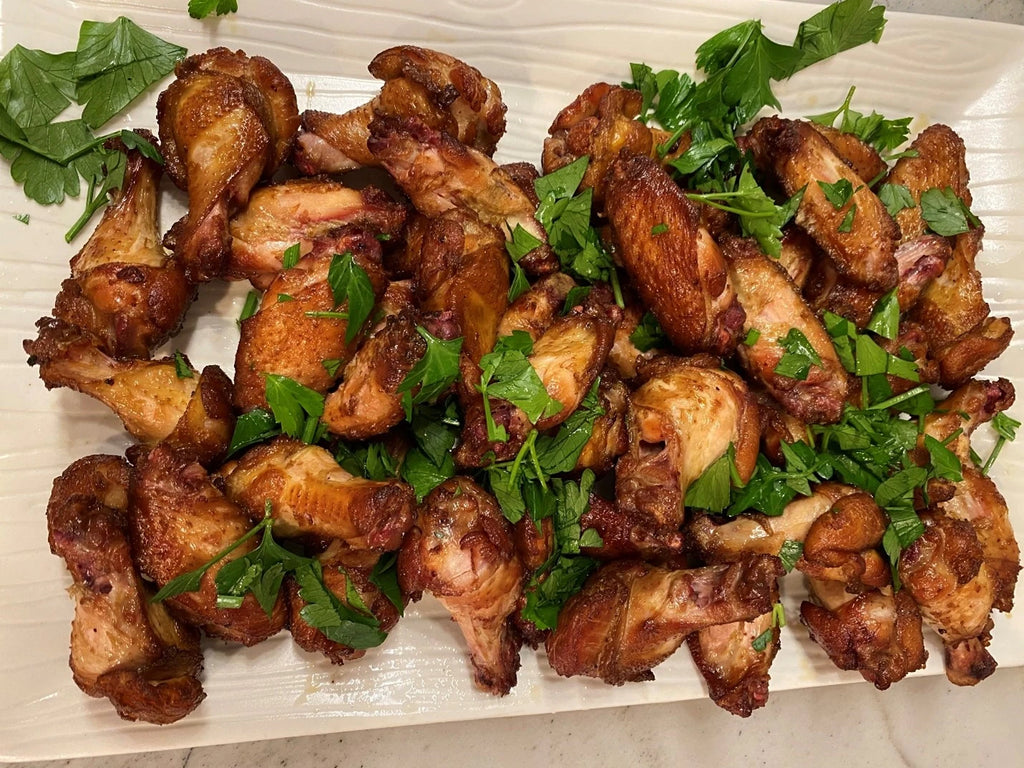 Lemon Garlic JoeTisserie Basket Chicken Wings (KJ Recipe) Atlanta
