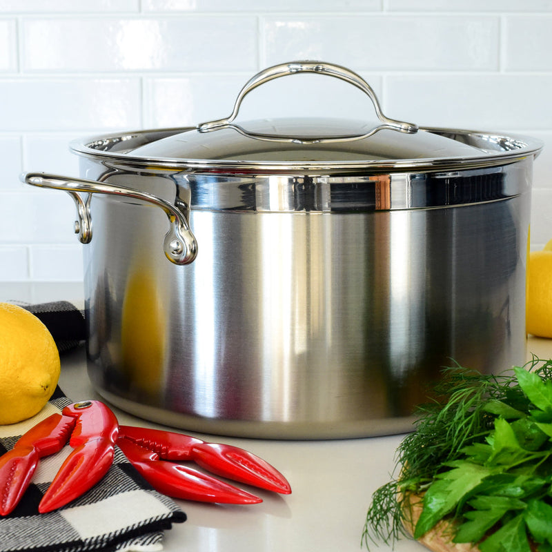 Load image into Gallery viewer, Hestan ProBond Forged Stainless Steel Stockpot 8-Quart