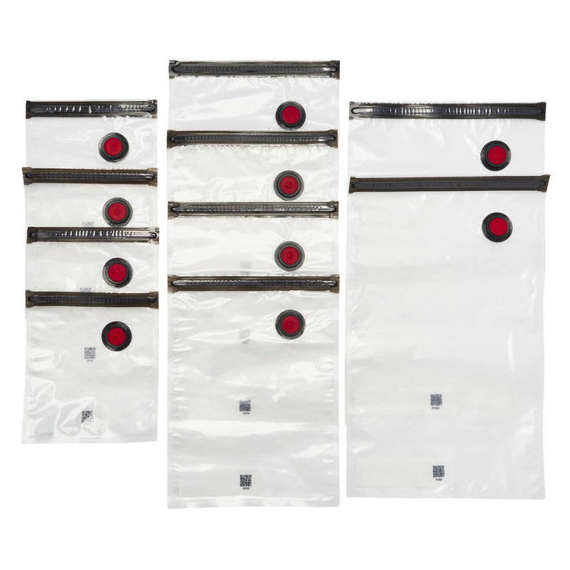 Load image into Gallery viewer, ZWILLING Fresh &amp; Save Small/Medium/Large / 10-Pc Vacuum Bag Set, Plastic
