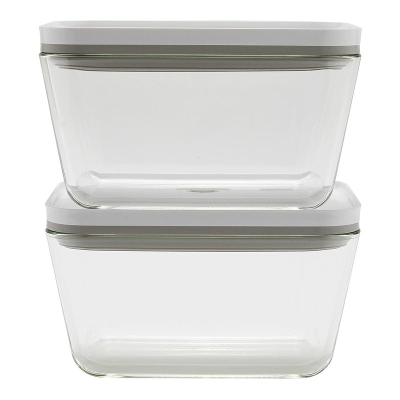 Load image into Gallery viewer, ZWILLING Fresh &amp; Save 2-pc Large Vacuum Container, Glass, Grey

