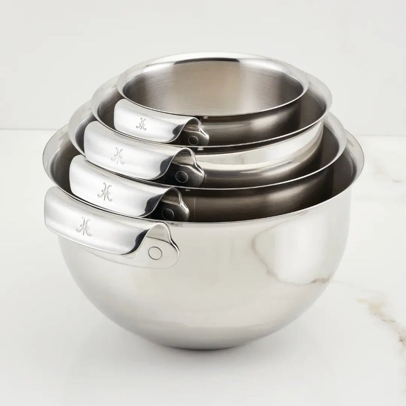 Load image into Gallery viewer, Hestan Provisions 4-Piece Stainless Steel Mixing Bowl Set