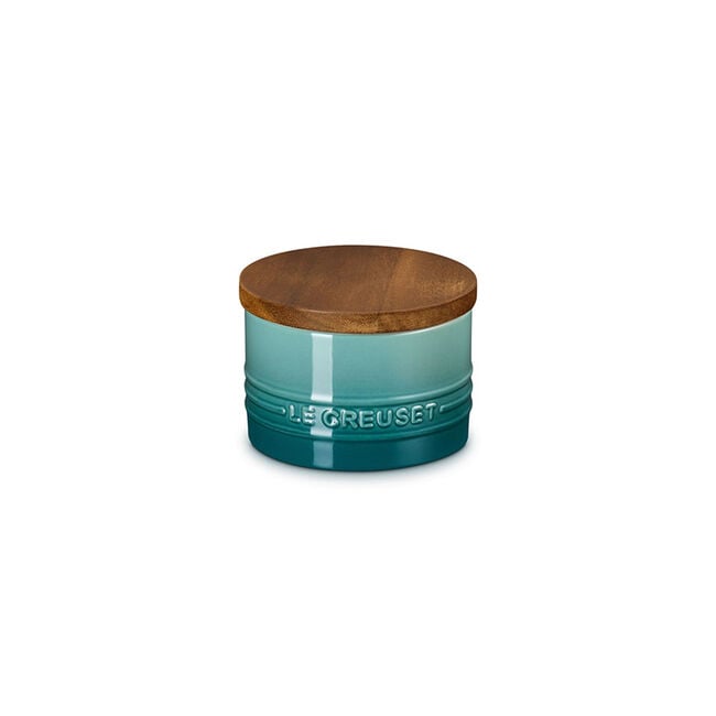 Load image into Gallery viewer, Le Creuset Salt Cellar with Wood Lid 7 oz.