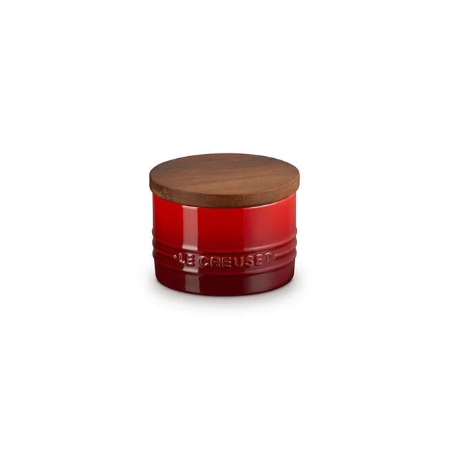 Load image into Gallery viewer, Le Creuset Salt Cellar with Wood Lid 7 oz.