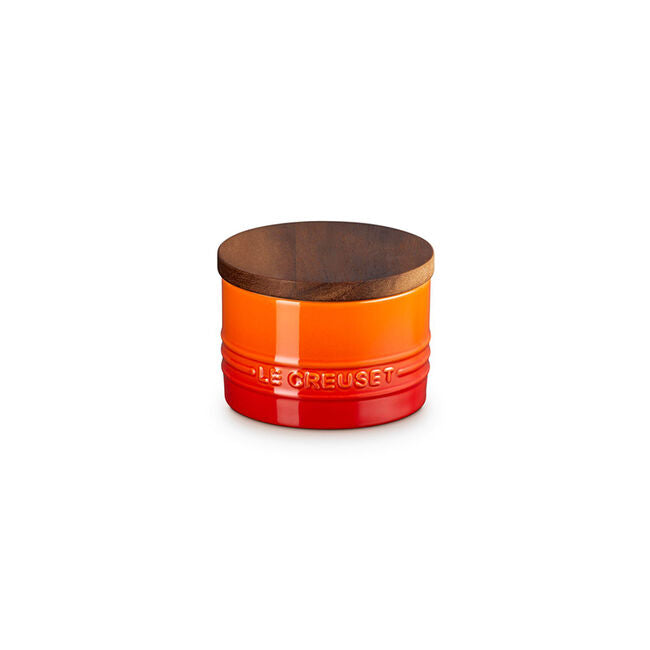 Load image into Gallery viewer, Le Creuset Salt Cellar with Wood Lid 7 oz.