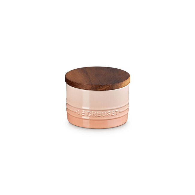 Load image into Gallery viewer, Le Creuset Salt Cellar with Wood Lid 7 oz.