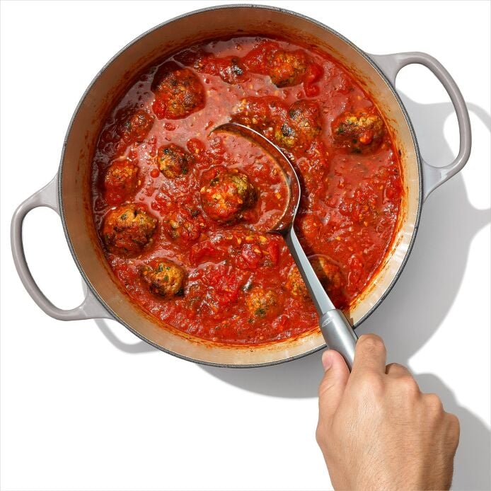 Load image into Gallery viewer, OXO Steel Cooking Spoon