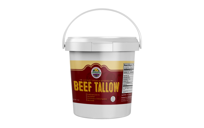 Premium Rendered Beef Tallow Tub 1.5lb