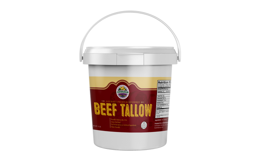 Premium Rendered Beef Tallow Tub 1.5lb