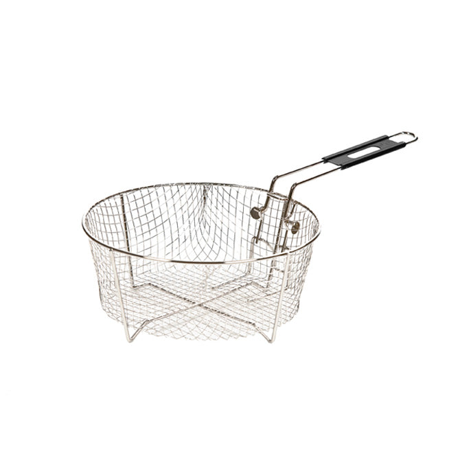 Bayou Classic 10 Quart Stainless Steel Fry Pot with Lid and Basket