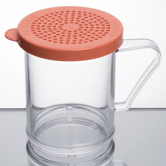 Cambro 10 oz. Polycarbonate Shaker w/ Rose Lid