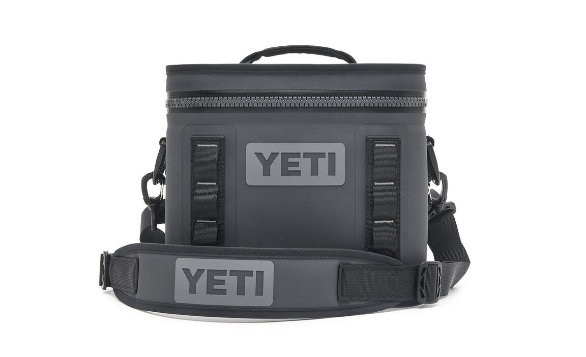YETI Hopper Flip 8 Portable Cooler, Fog Gray/Tahoe Blue–