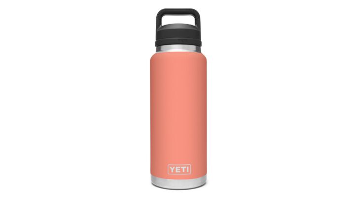 YETI Rambler Bottle - 36 oz. - Chug Cap - Prickly Pear Pink