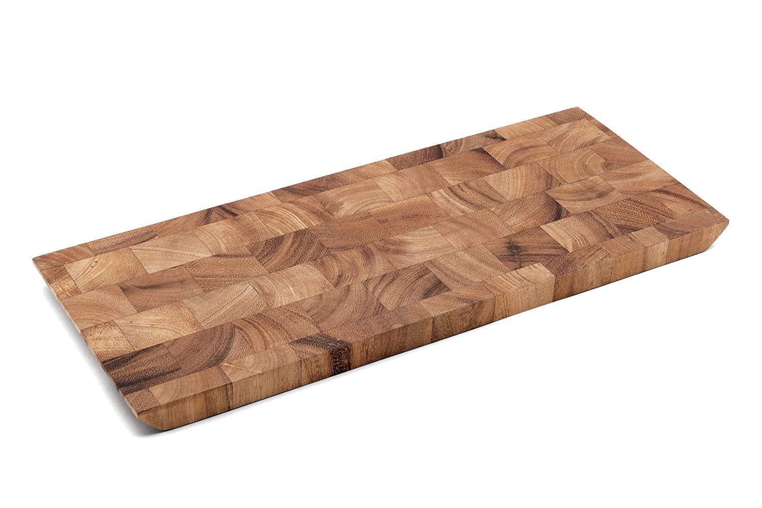 Charleston End Grain Prep Station  Ironwood Acacia Wood Cutting Boards