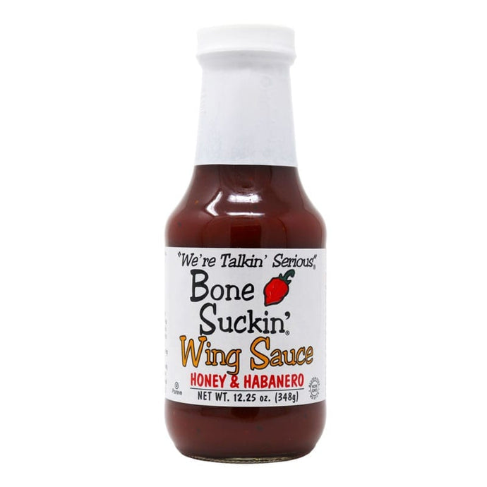 Bone Suckin' Wing Sauce, Honey & Habanero, 12.25 oz.