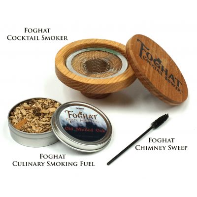 Load image into Gallery viewer, Foghat™ Cocktail Smoker w/ Bourbon Barrel Oak Sampler
