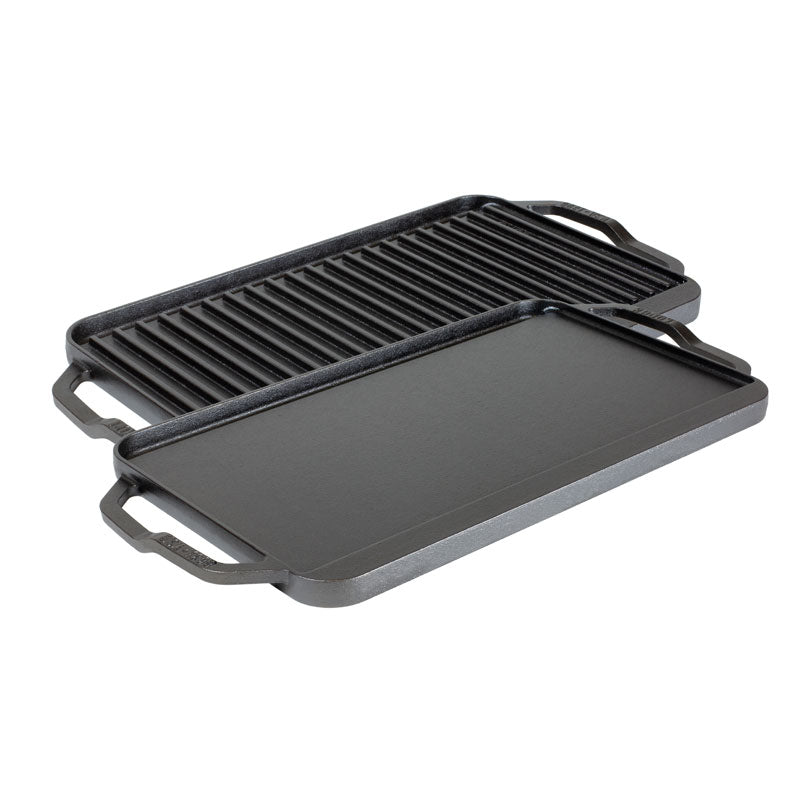 Lodge 16.75 x 9.5 Cast Iron Reversible Griddle