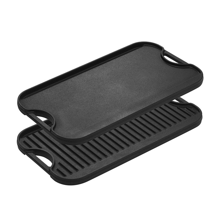 Lodge 20 Inch X 10.44 Inch Cast Iron Reversible Grill/Griddle