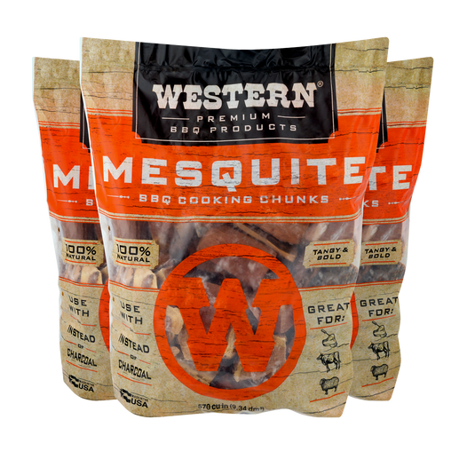 Western Mesquite Wood BBQ Cooking Chunks