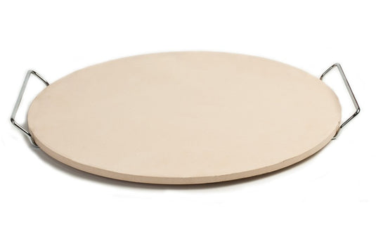 Pizzacraft 15" Round Pizza Stone with Wire Frame