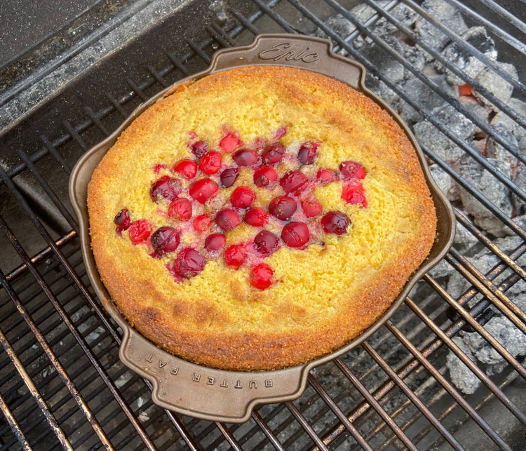 Cranberry Cornmeal Cake (PK Grills Recipe)