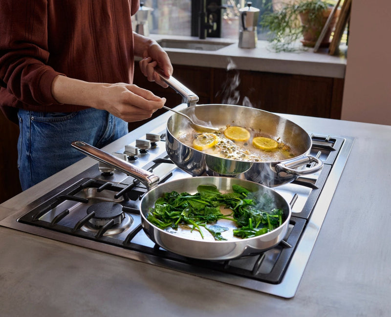 Load image into Gallery viewer, Joseph Joseph Space Steel Folding Handle 8" Frying Pan
