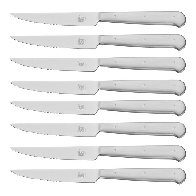 Zwilling 8-pc, Stainless Steel Porterhouse Steak Knife Set