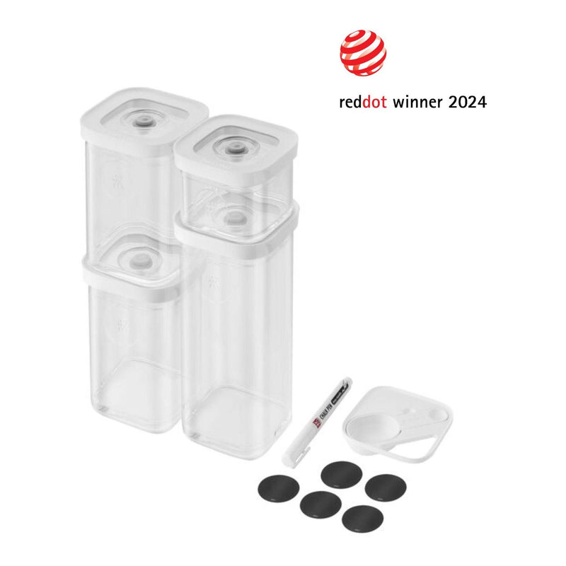 Load image into Gallery viewer, ZWILLING Fresh &amp; Save CUBE Container Set, S / 6-pc, transparent-white
