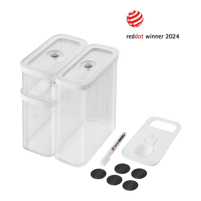 Load image into Gallery viewer, ZWILLING Fresh &amp; Save CUBE Container Set, M / 5-pc, transparent-white
