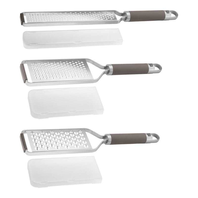 Load image into Gallery viewer, Zwilling PRO Tools 3-pc Kitchen Gadgets Grater Set Stainless Steel
