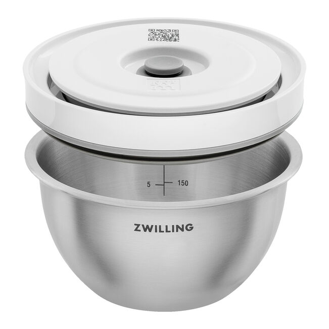 Load image into Gallery viewer, ZWILLING Fresh &amp; Save Vacuum bowl set S/M/L / 6-pc, stainless steel, silver-white *Flash Sale
