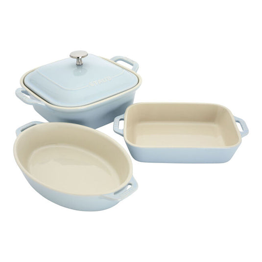 Staub 4-Piece Mixed Baking Dish Set ** Flash Sale