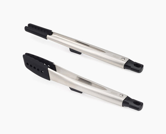 Load image into Gallery viewer, Joseph Joseph Elevate™ Fusion 2-piece Stainless-steel Tong Set
