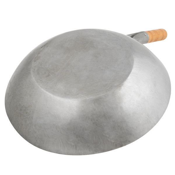 Load image into Gallery viewer, Town 14&quot; Hand Hammered Mandarin Flat Bottom Wok with Wood Handle
