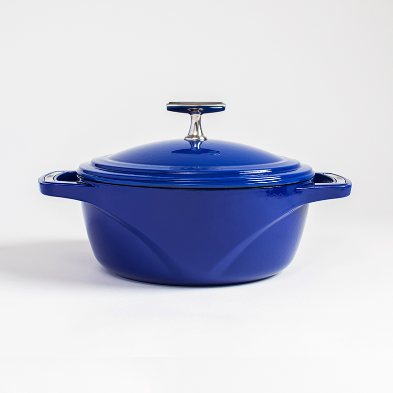 Load image into Gallery viewer, Lodge USA Enamel™ 4.5 Qt. Enameled Cast Iron Dutch Oven Black Friday Sale
