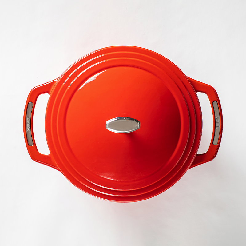 Load image into Gallery viewer, Lodge USA Enamel™ 6 Qt. Enameled Cast Iron Dutch Oven Black Friday Sale
