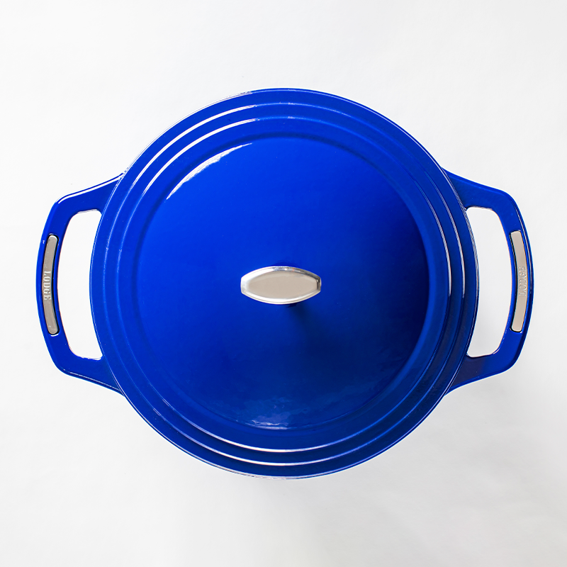 Load image into Gallery viewer, Lodge USA Enamel™ 7.5 Qt. Enameled Cast Iron Dutch Oven Black Friday Sale
