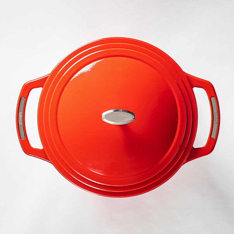 Load image into Gallery viewer, Lodge USA Enamel™ 7.5 Qt. Enameled Cast Iron Dutch Oven Black Friday Sale
