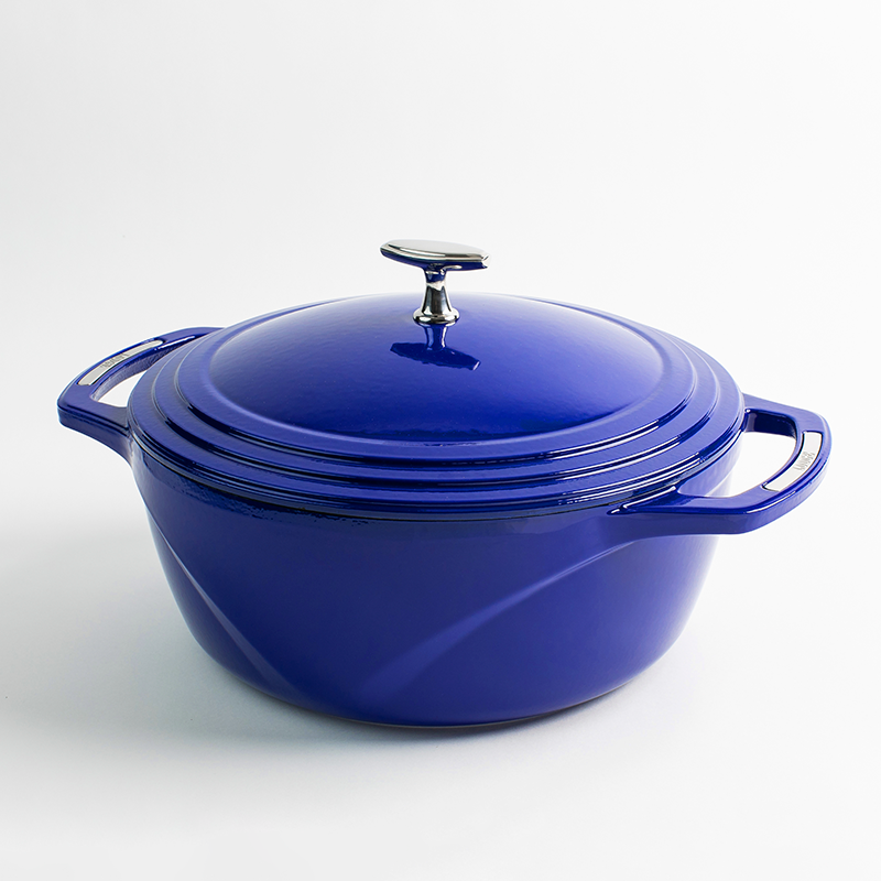 Load image into Gallery viewer, Lodge USA Enamel™ 7.5 Qt. Enameled Cast Iron Dutch Oven Black Friday Sale
