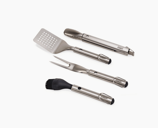 Joseph Joseph GrillOut™ 4-Piece Stainless-Steel BBQ Utensil Set with Storage Case