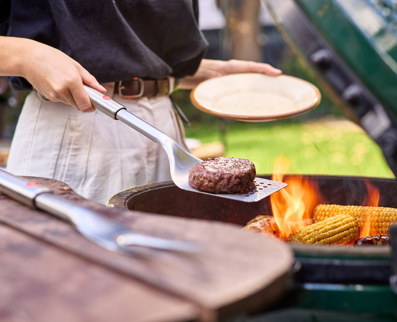 Load image into Gallery viewer, Joseph Joseph GrillOut™ 2-Piece Stainless-Steel BBQ Turner &amp; Tongs Set
