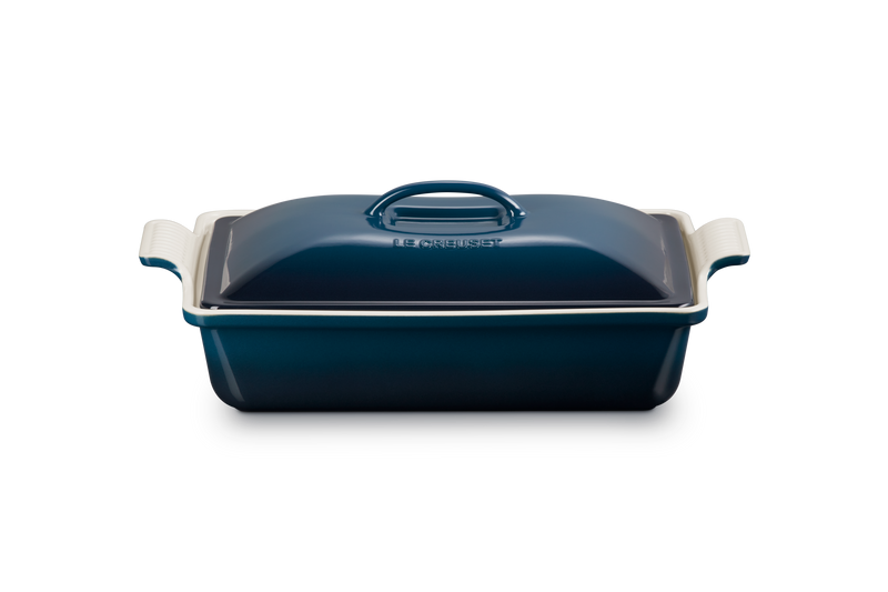 Load image into Gallery viewer, Le Creuset Heritage Covered Rectangular Casserole Dish 4 qt.
