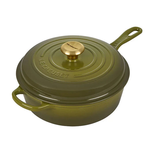 Le Creuset Enameled Cast Iron Signature Cassadou, 3.75qt., Artichaut Le Creuset Enameled Cast Iron Signature Cassadou, 3.75qt., Artichaut