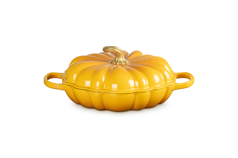 Load image into Gallery viewer, Le Creuset 2.75QT Signature Pumpkin Braiser
