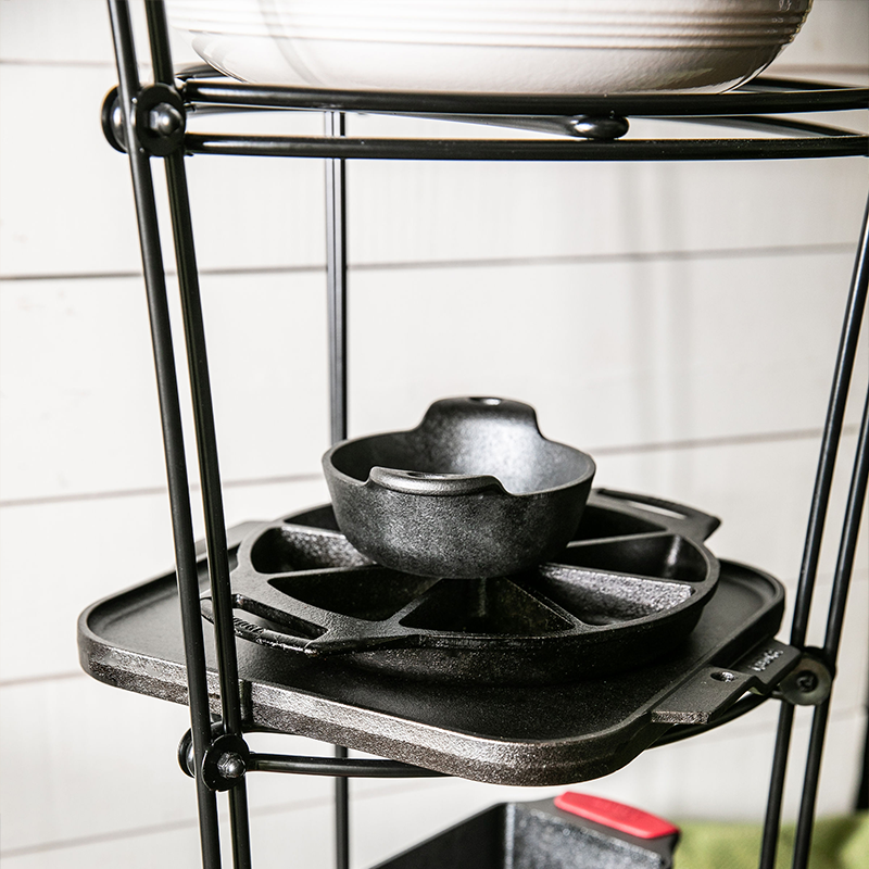 Cabin Cookware Lodge Cookware Storage Tower – Atlanta Grill Company