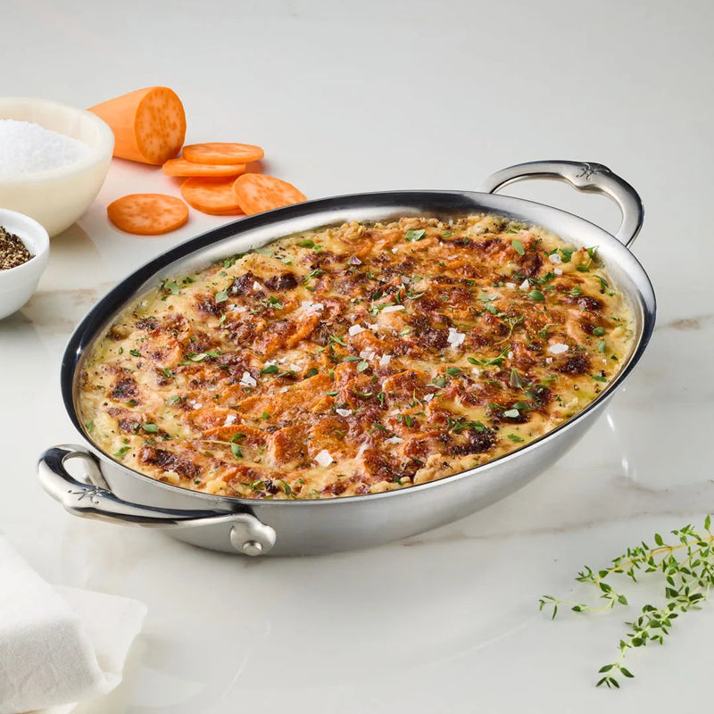 Load image into Gallery viewer, Hestan Provisions Medium Clad Oval Au Gratin
