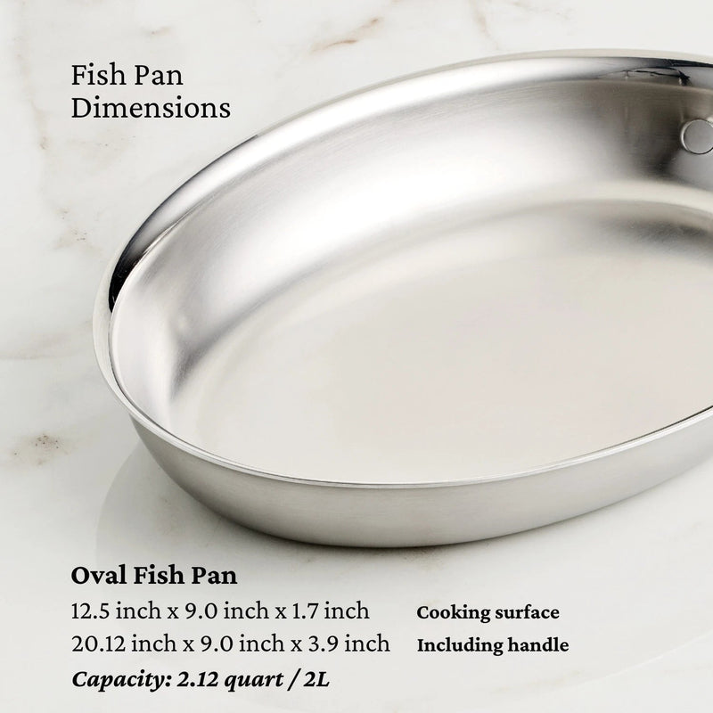 Load image into Gallery viewer, Hestan Provisions Oval Fish Pan
