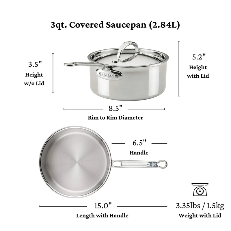 Load image into Gallery viewer, Hestan ProBond Luxe Polished Clad Stainless Steel Ultimate Set, 10-Piece

