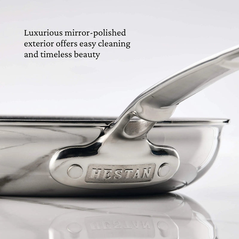 Load image into Gallery viewer, Hestan ProBond Luxe Polished Clad Stainless Steel Signature Set, 5-Piece
