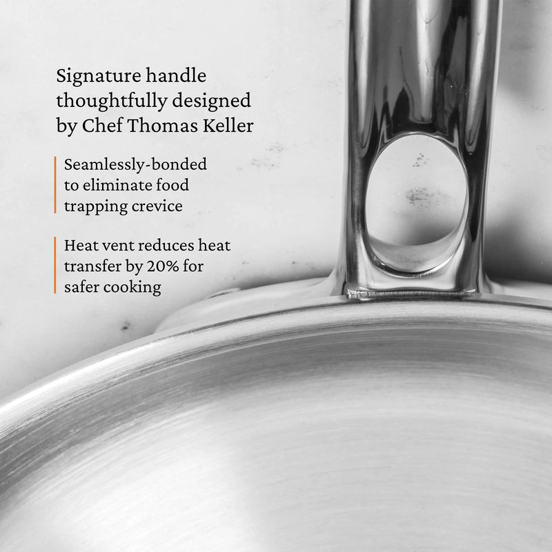 Load image into Gallery viewer, Hestan ProBond Luxe Polished Clad Stainless Steel Signature Set, 5-Piece
