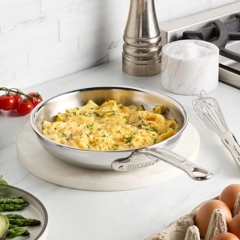 Load image into Gallery viewer, Hestan ProBond Luxe Polished Clad Stainless Steel Skillets Set 3-piece
